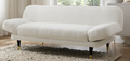 Miley Sofa Bed, White Boucle